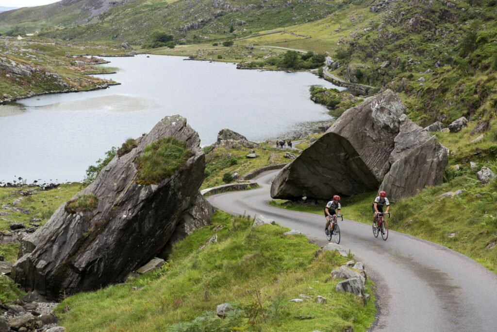 Cyclists on the Ring of Kerry