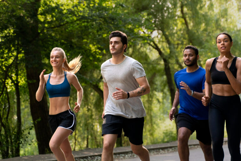 People Running Together
