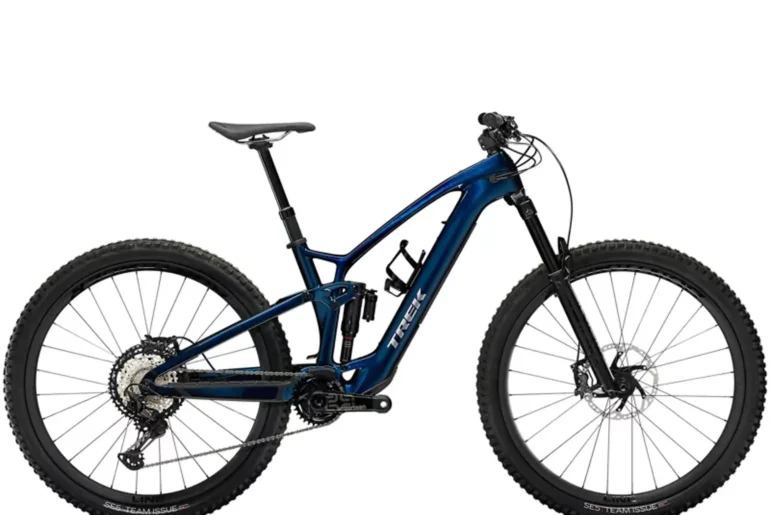 Trek Fuel Exe 9.8 XT Electric Mountain Bike in Mulsanne Blue
