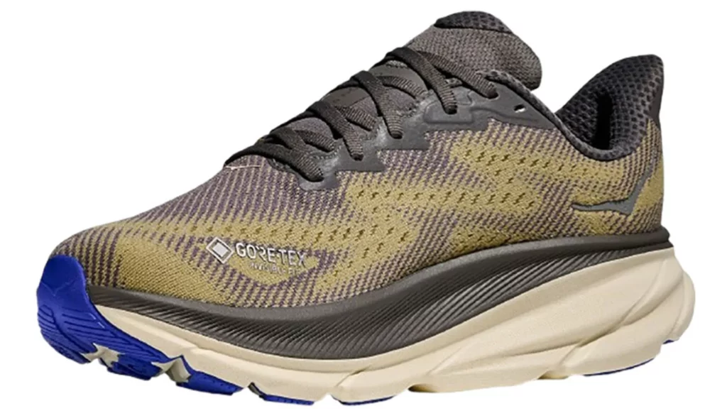 Hoka One One Men's Clifton 9 GTX Gravel/Eggshell