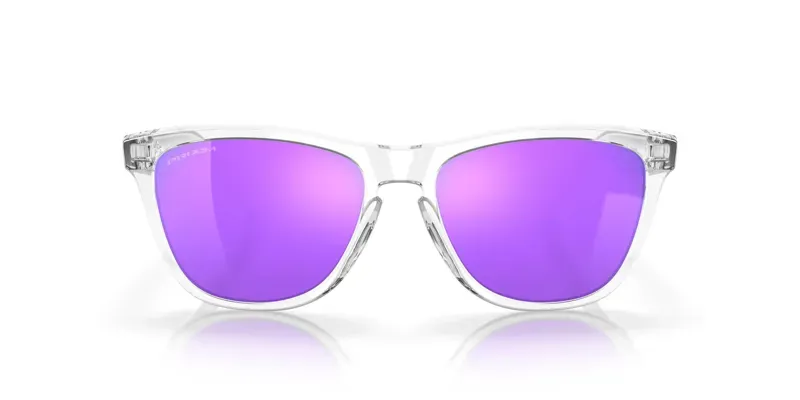 Oakley Frogskins OO-9013-H7 In Prizm Violet Lenses/Polished Clear Frame-1