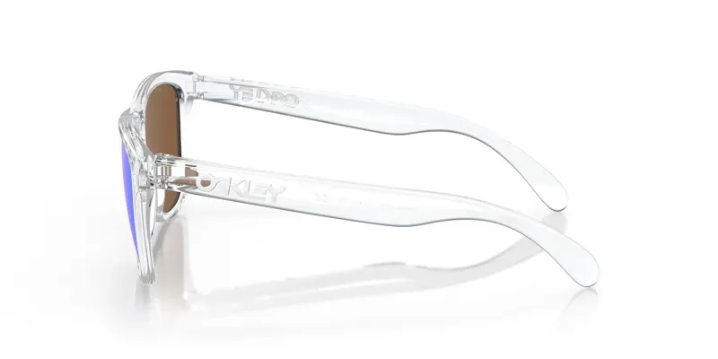 Oakley Frogskins OO-9013-H7 In Prizm Violet Lenses/Polished Clear Frame-2