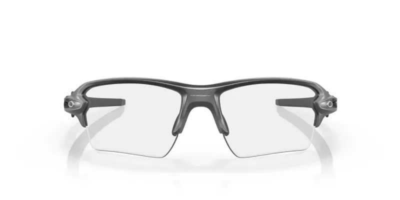 Oakley Flak 2.0 Xl In Clear To Black Iridium Photochromic Lenses/Steel Frame-1