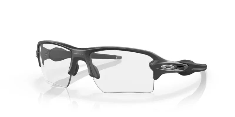 Oakley Flak 2.0 Xl In Clear To Black Iridium Photochromic Lenses/Steel Frame