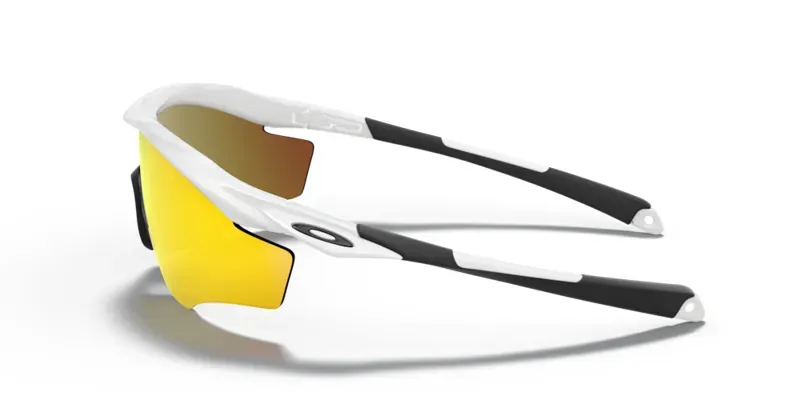 Oakley M2 Frame Xl In Fire Iridium Lenses/Polished White Frame-2