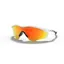 Oakley M2 Frame Xl In Fire Iridium Lenses/Polished White Frame