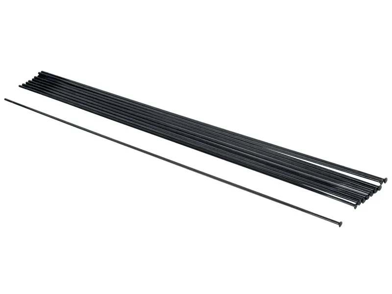 Spoke DT Aerolite Nail Head 280mm 10/ Pack BLACK 280mm 14/17/14