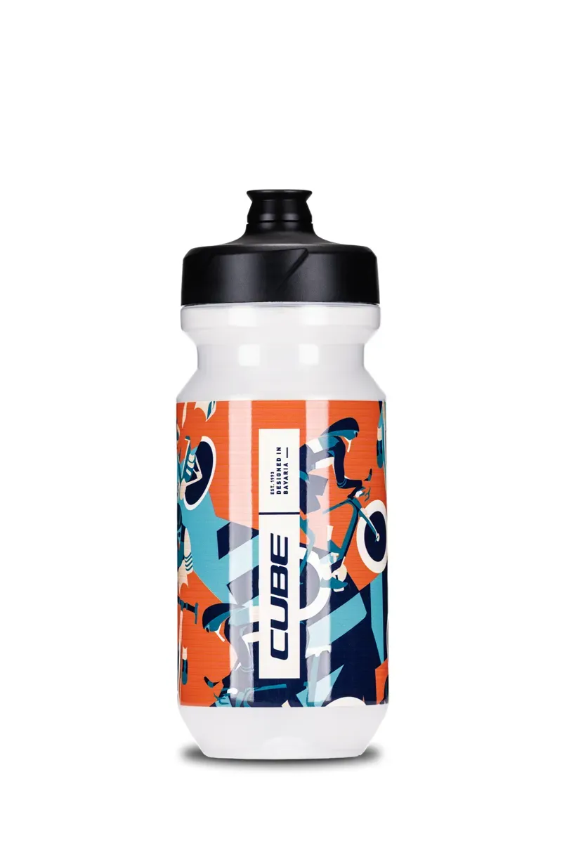 Cube Bottle Flow 500 in Blue/Orange