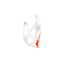 Cube Hpp Water Bottle Cage in White