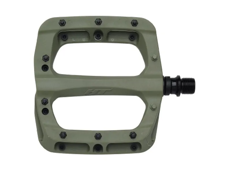 HT Components PA03A 9/16-inch BMX Pedals in Olive