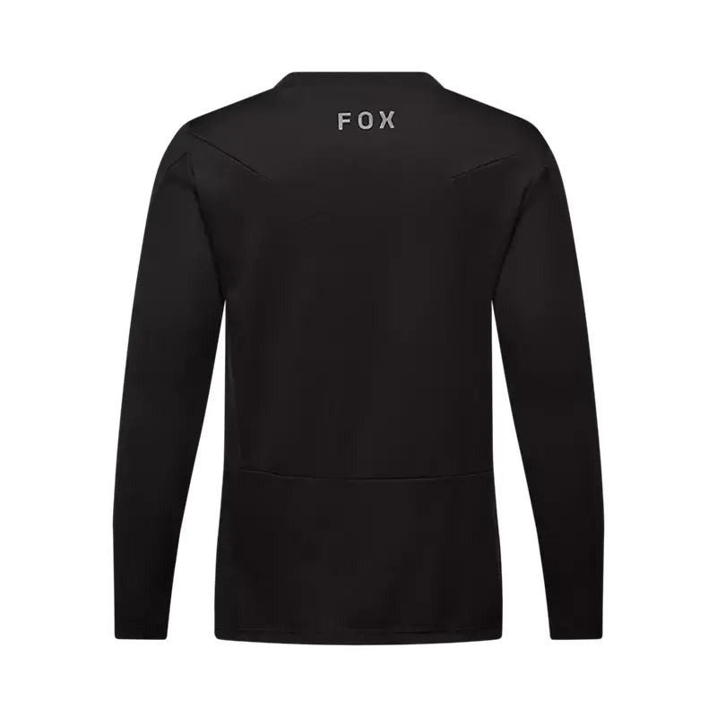 Fox Youth Ranger Fox Head Long Sleeve Jersey in Black-1