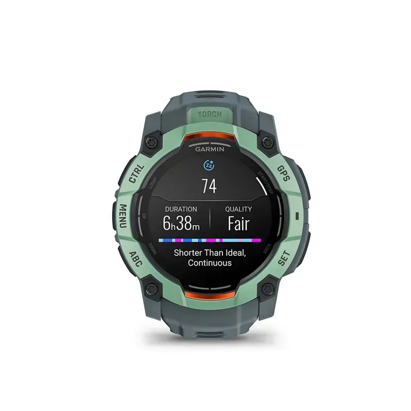 Garmin Instinct 3 50mm AMOLED Smartwatch in Neotropic Twilight-5
