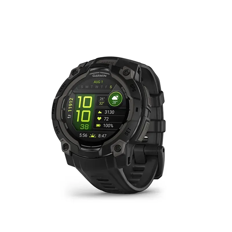 Garmin Instinct 3 45mm AMOLED Smartwatch in Black