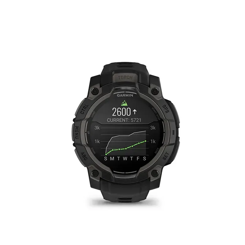 Garmin Instinct 3 45mm AMOLED Smartwatch in Black-4