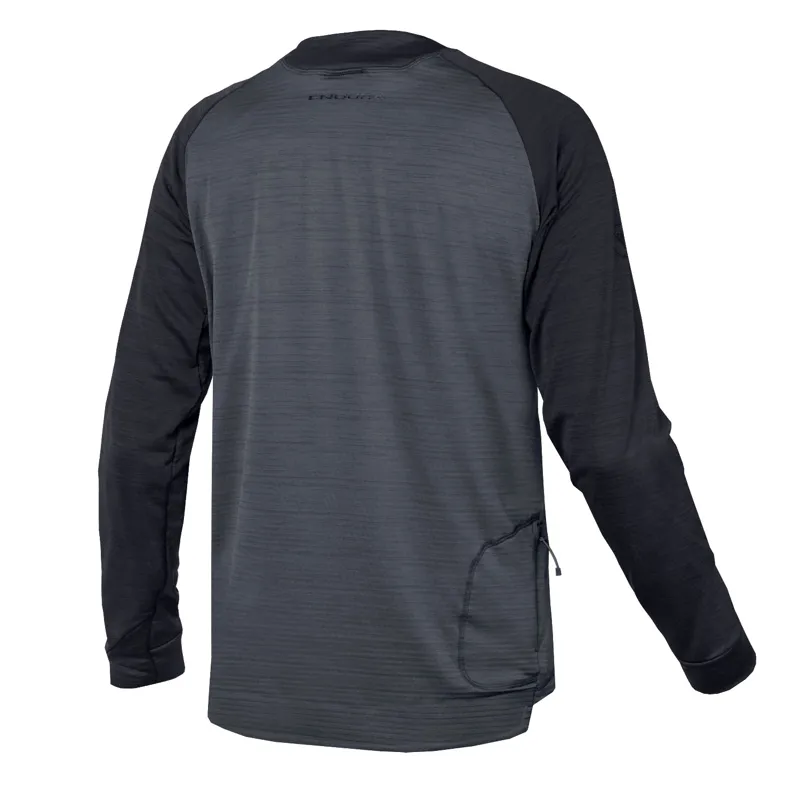 Endura Singletrack Long Sleeve Jersey Black-1