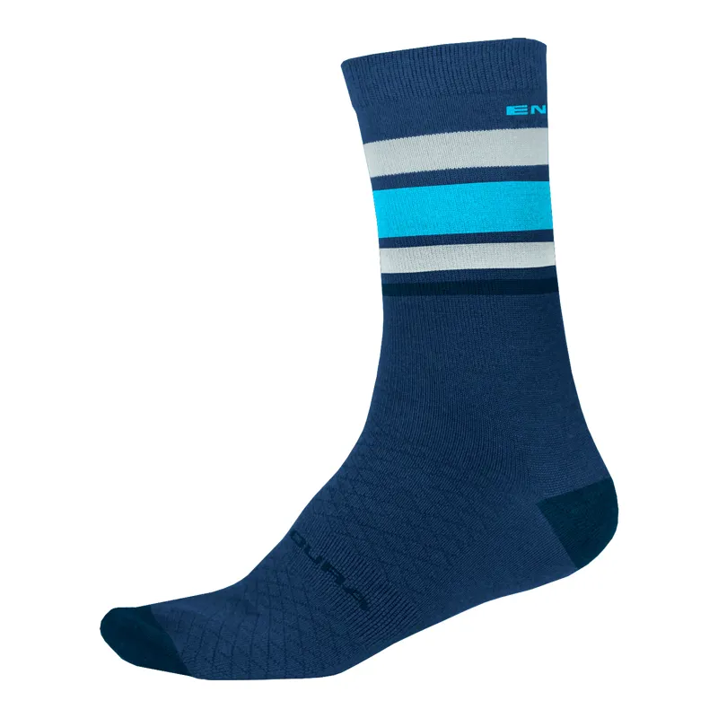 Endura BaaBaa Merino Stripe Socks Blueberry