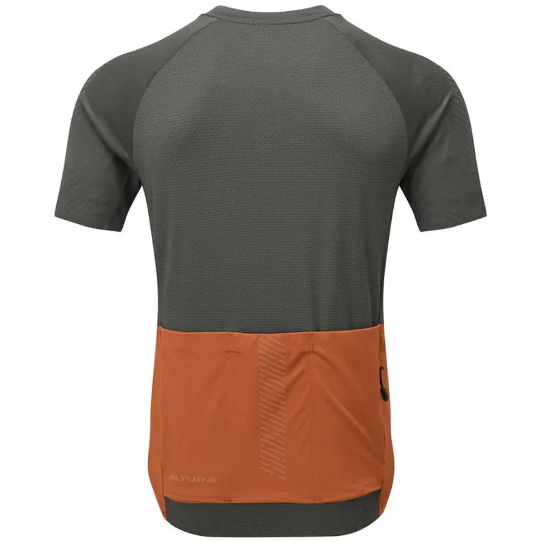Altura Endurance Men's Short Sleeve Jersey SS24 2024 Carbon/Rust-1
