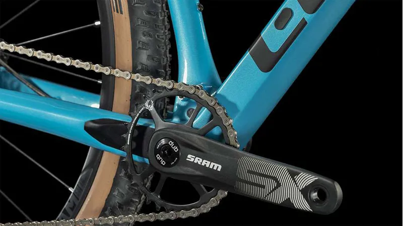 Cube: Reaction C:62 ONE Mountain Bike - Aquamarine/Black-4
