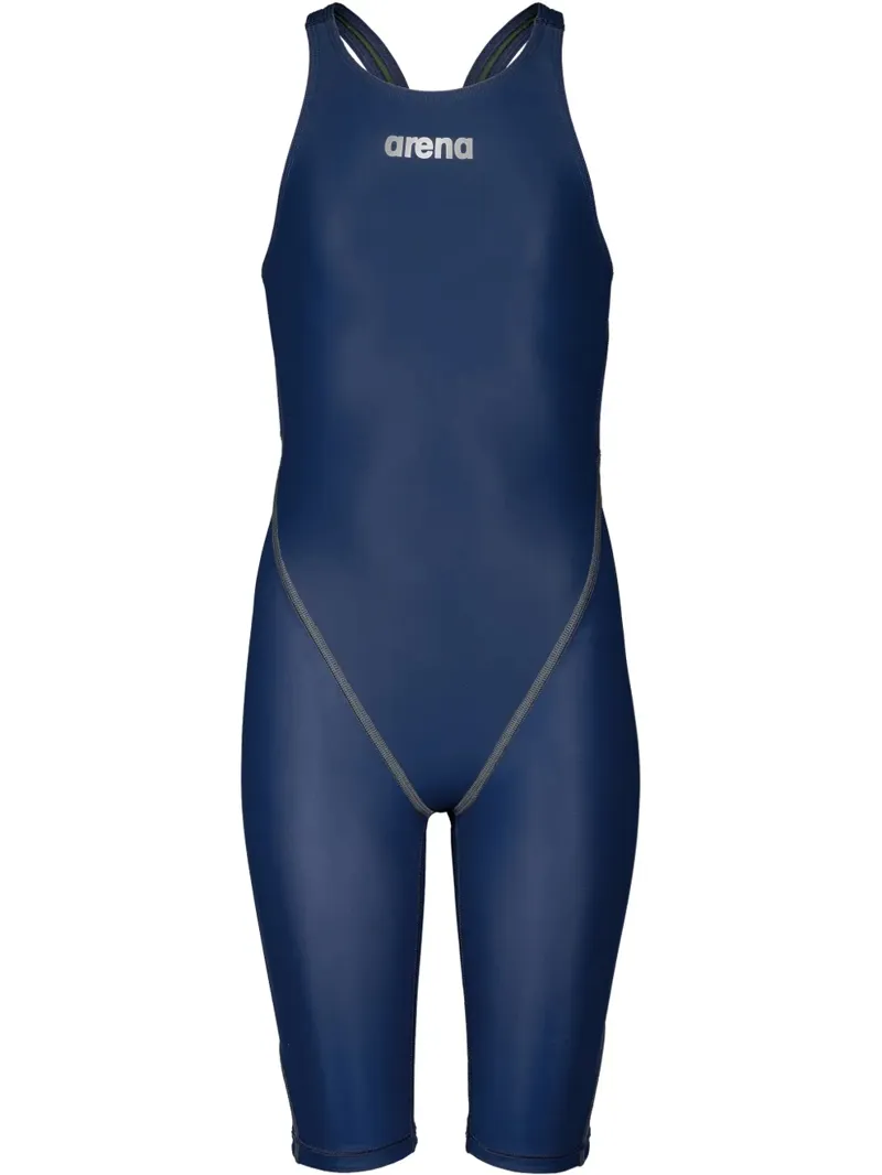 Arena Junior Girls Powerskin ST Next Open Back Swimming Race Suit Navy