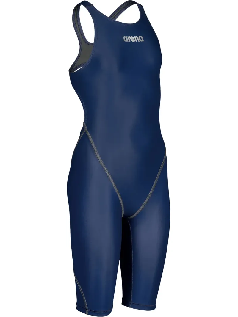 Arena Junior Girls Powerskin ST Next Open Back Swimming Race Suit Navy-2