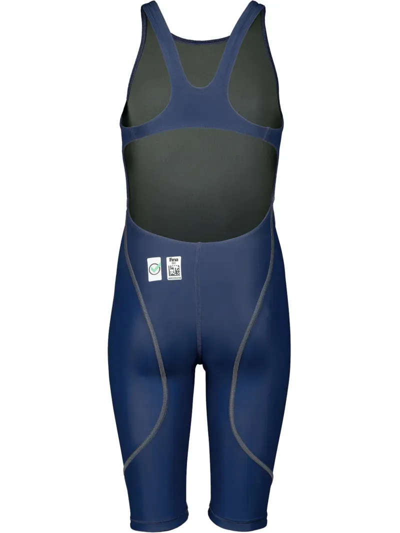 Arena Junior Girls Powerskin ST Next Open Back Swimming Race Suit Navy-6