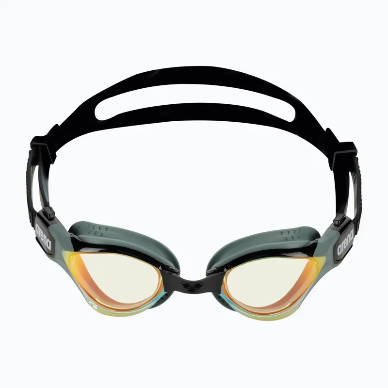 Arena Powerskin Cobra Tri Swipe Mirror Yellow/Copper/Army-3