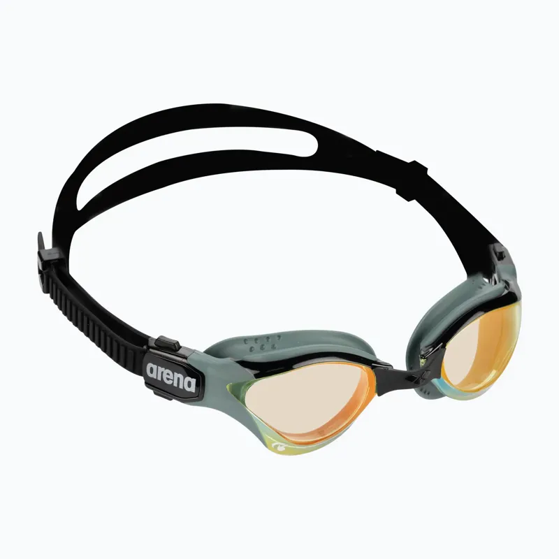 Arena Powerskin Cobra Tri Swipe Mirror Yellow/Copper/Army-2