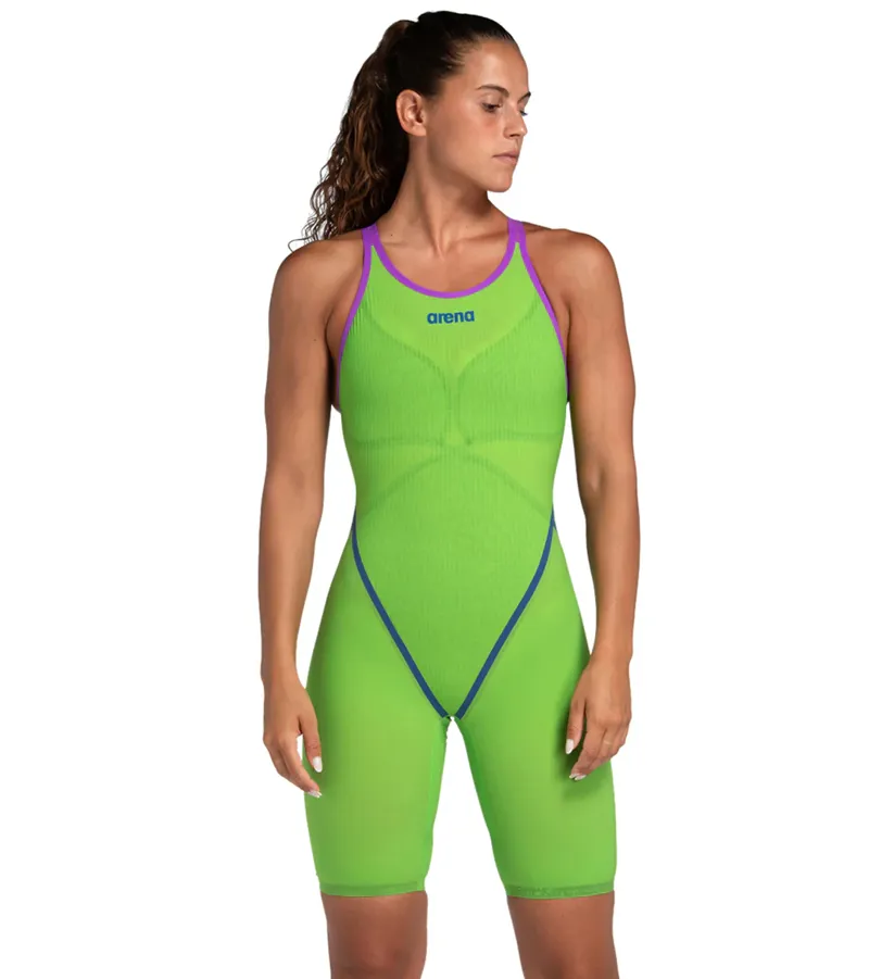Arena Women's  Powerskin Primo SL Open Back Kneesuit Emerald BOA