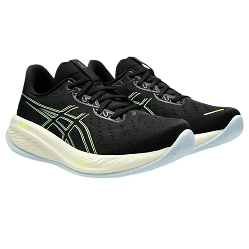 Asics Men's Cumulus 26 Black/Safety Yellow-2
