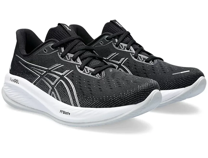 Asics Men's GEL-Cumulus 26 Black/Concrete-2