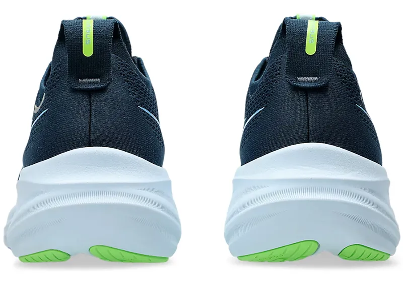 Asics Men's GEL-Nimbus 26 Running Shoes French Blue/Electric Lime-4