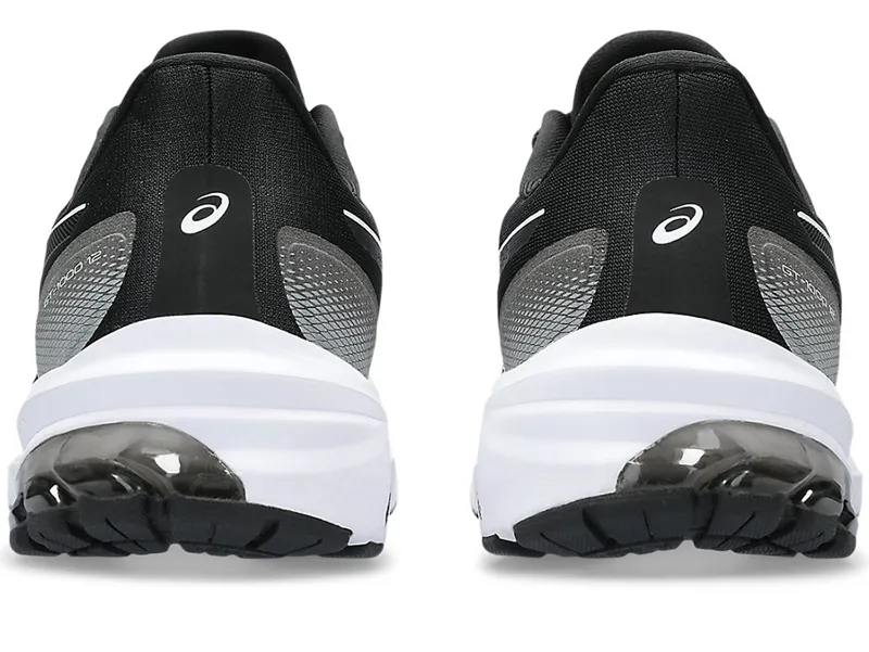 Asics Men's GT-1000 12 Running Shoes Black/White-4