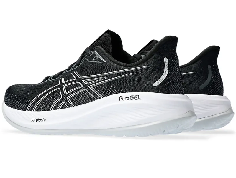 Asics Women's GEL-Cumulus 26 Running Shoes Black/Concrete-3