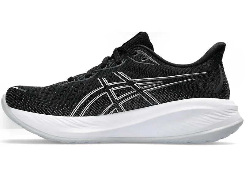 Asics Women's GEL-Cumulus 26 Running Shoes Black/Concrete-1