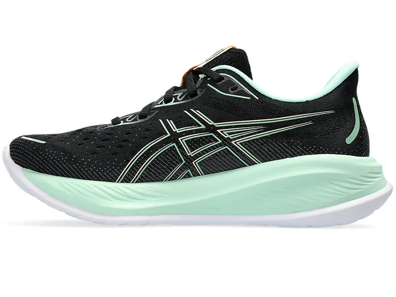 Asics Women's GEL-Cumulus 26 Running Shoes Black/Mint Tint-1