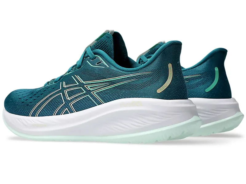 Asics Women's GEL-Cumulus 26 Running Shoes Rich Teal/Pale Mint-3