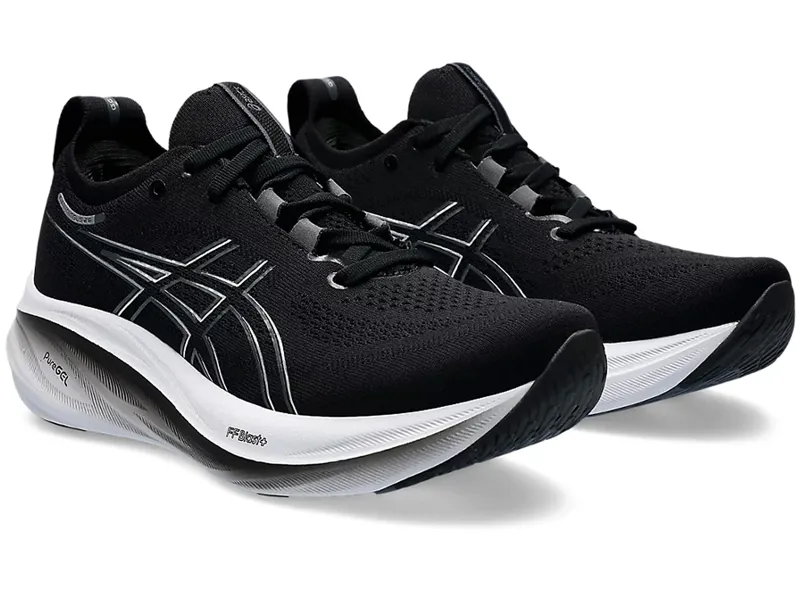 Asics Women's GEL-Nimbus 26 Running Shoes Black/Graphite Grey-2
