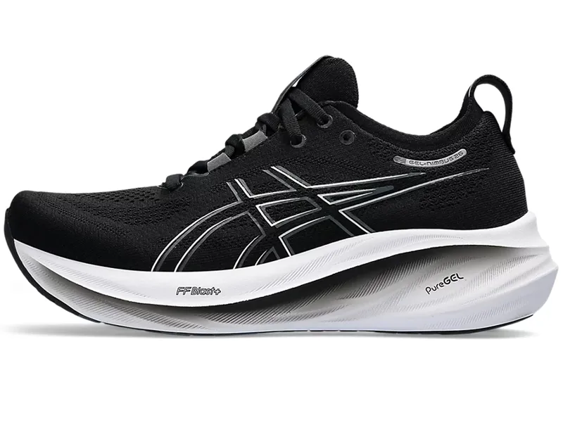 Asics Women's GEL-Nimbus 26 Running Shoes Black/Graphite Grey-7