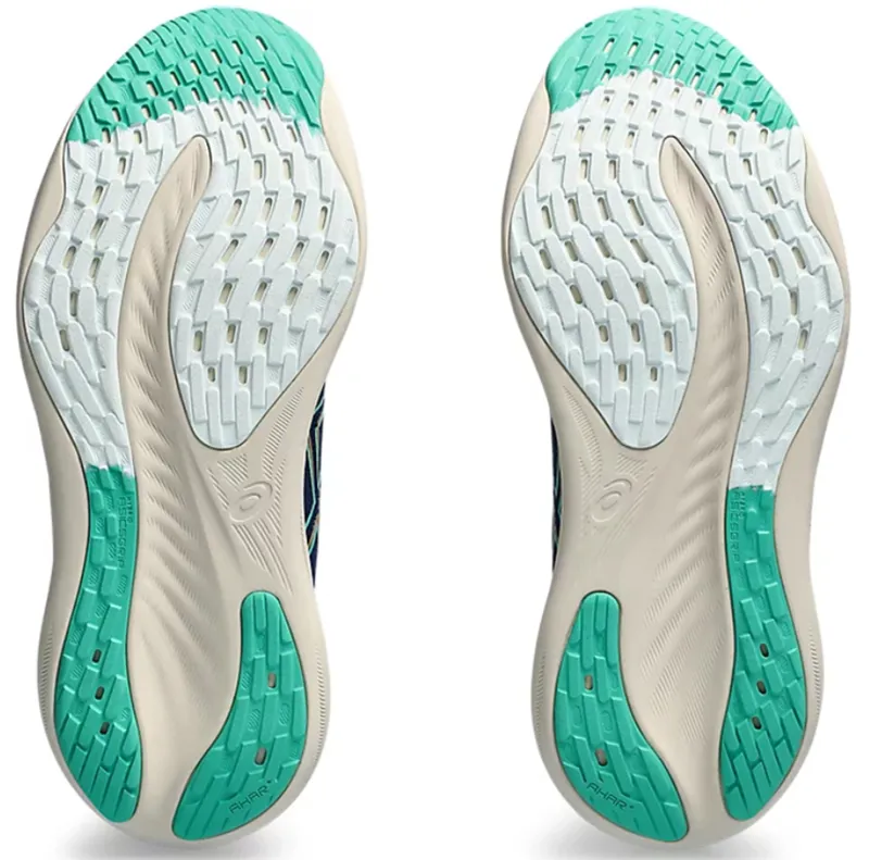 Asics Women's GEL-Nimbus 26 Running Shoes Blue Expanse/Aurora Green-6