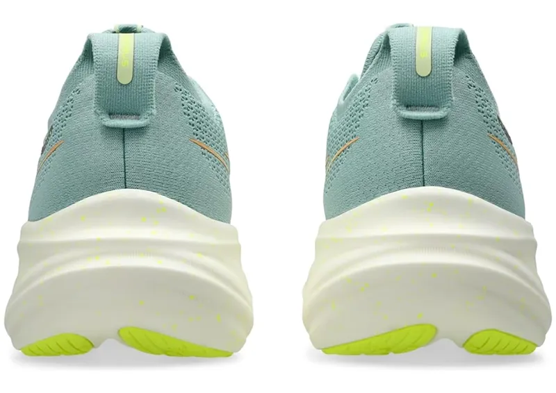 Asics Women's GEL-Nimbus 26 Light Celadon/Safety Yellow-4