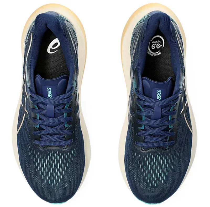 Asics Women's GT-2000 12 Running Shoes Blue Expanse/Champagne-5