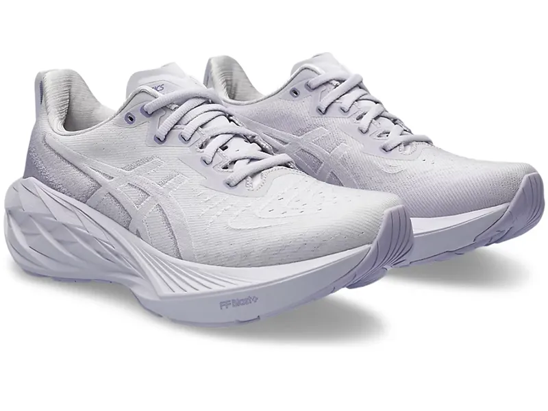 Asics Women's Novablast 4 Running Shoes Lilac Hint/Faded Ash Rock-2