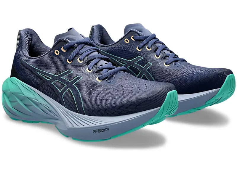 Asics Women's Novablast 4 Running Shoes Thunder Blue/Blue Expanse-2