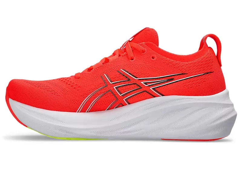 Asics Women's Gel Nimbus 26 Sunrise Red/Pure Silver-1