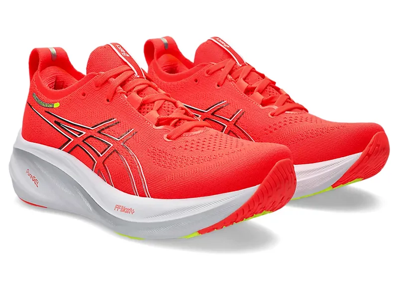 Asics Women's Gel Nimbus 26 Sunrise Red/Pure Silver-2