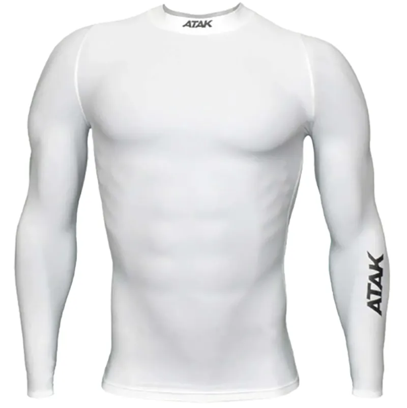 Atak Compression Long Sleeve White