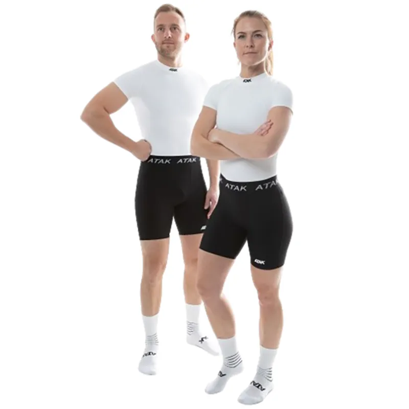 Atak Compression Short Sleeve Shirt White-3