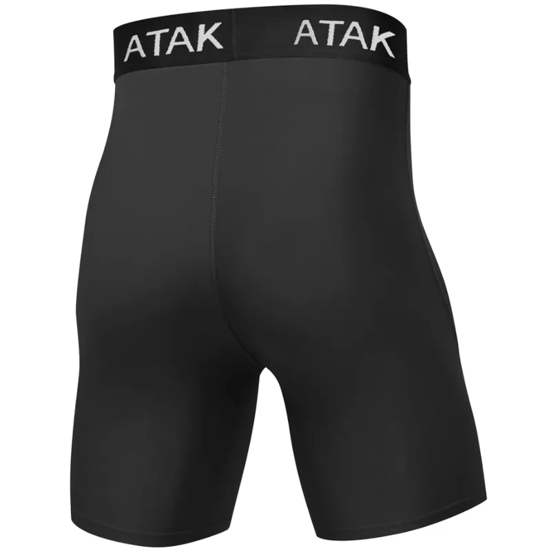 Atak Men's Compression Shorts Black-1