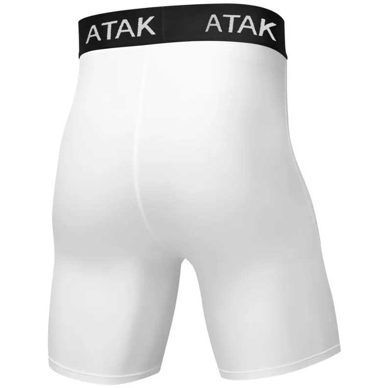 Atak Men's Compression Shorts White-1