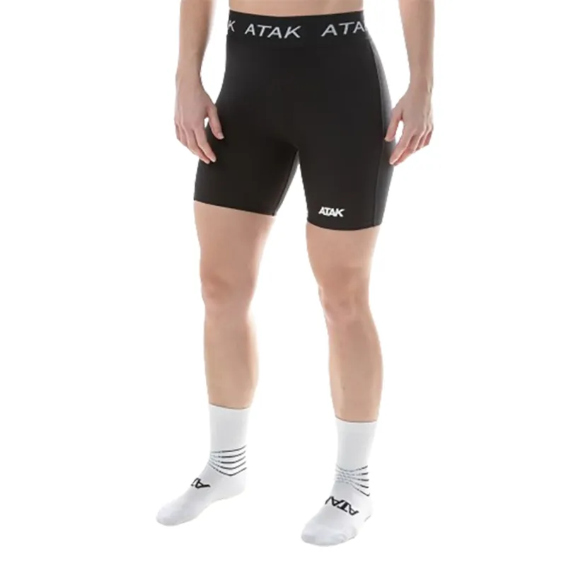 Atak Women's Compression Shorts Black-2